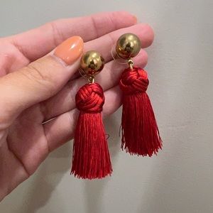 LOFT Fringe Earrings